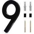 thumbnail image 1 of 5" Floating House Numbers For Outdoor Decor, 1 of 4