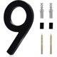 thumbnail image 1 of 5" Floating House Numbers For Outdoor Decor, 1 of 4