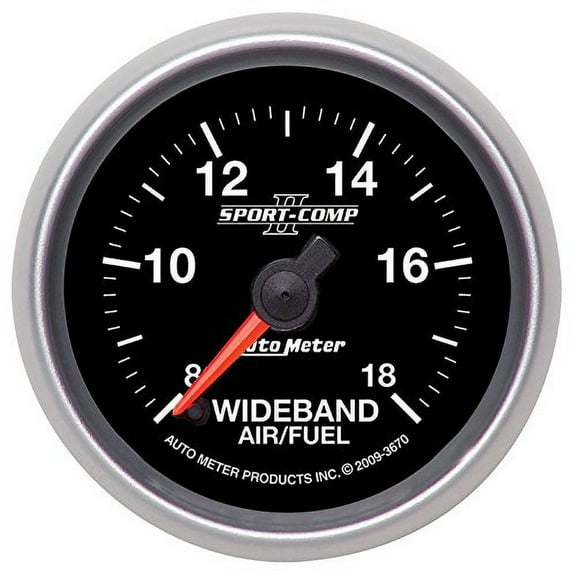 Auto Meter 3670 Sport-Comp II Analog Wideband Air/Fuel Ratio Gauge