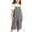 Gray, variant on Girls' Solid & Dot Print Cropped Overalls, Adjustable Thin Shoulder Straps & Big Side Pockets for Daily Grocery Runs and Backyard Play Gray 80