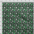 thumbnail image 4 of oneOone Cotton Silk Light Green Fabric Poker Card Sewing Craft Projects Fabric Prints By Yard 42 Inch Wide, 4 of 4