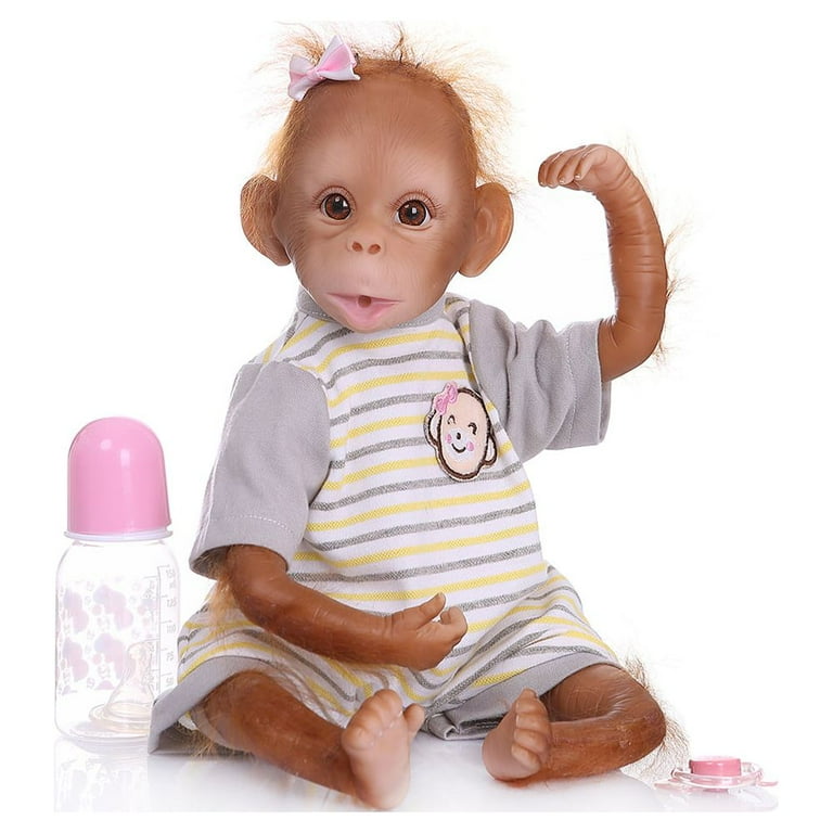 Baby monkey dolls that look real sale
