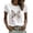 A#White904, variant on Puliio Womens Butterfly Ribbon Print T Shirt Short Sleeve Casual Awareness Summer Daily Tee