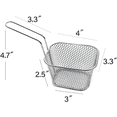 thumbnail image 4 of 16X Mini Fry Baskets, Mesh Wire French Fries Chip Basket Net, Food Presentation Baskets French Fry Holder for Kitchen C, 4 of 8