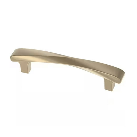 Liberty P40020C-CZ 3 3/4" Modern Twist Cabinet Pull Champagne Bronze Finish
