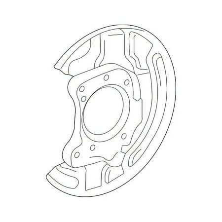 Genuine OE Toyota Backing Plate - 46504-08020