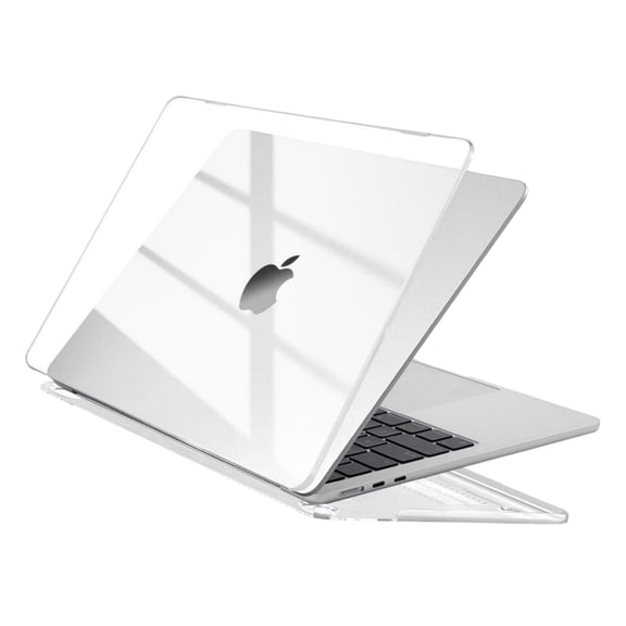 Case Compatible with MacBook Air 15 inch M4 2025 2024 2023 Release A3241 M3 A3114 M2 A2941 Liquid Retina Display, Plastic Hard Shell Case   Keyboard Cover   Screen Protector, Crystal Clear