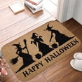 thumbnail image 5 of 1pc Happy Halloween Witches Absorbent Non-Slip Bathroom Thickened Flannel Rug Decor,Soft,Quick Drying,Suitable For Indoor/outdoor Use,Bathrooms,Bedrooms,Kitchens,Terrace,Laundry Rooms,16"x24", 5 of 9