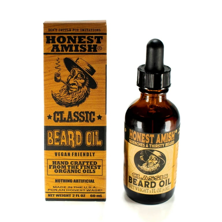 Honest Amish Classic Beard Oil 2 Ounce