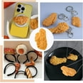 thumbnail image 6 of 6 Pcs Fried Chicken Simulated Chicken 3D Food Model Food Props Meat Imitation Foods Cabochons for Kitchen Home Party Decoration Food Sample Display Prop, 6 of 9