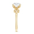 thumbnail image 3 of Rosec Jewels Certified Lab Grown 3 Carat Diamond Engagement Ring for Women - EF-VS Quality - Gift For Special Occasion, 10K Yellow Gold, US 3.00, 3 of 8