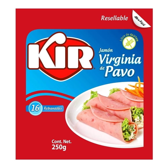 Jamón de pavo Kir virginia 250 g