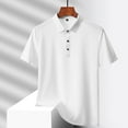 thumbnail image 3 of Men's Quick Dry Breathable Short Sleeve Polo Shirt, 3 of 10