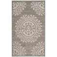 thumbnail image 2 of SAFAVIEH Cottage Joshua Medallion Indoor/Outdoor Area Rug Grey/Light Grey, 4' x 6', 2 of 7