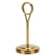 thumbnail image 1 of Soporte para números de mesa de acero inoxidable, duradero, resistente a la decoloración, ligero, clip para fotos para hotel, restaurante, 10,5 cm, dorado, 1 of 10