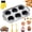 Gray with tools, variant on Squeeze Silicone Muffin Molds, 6/12 Cups Push-to-Release Non-Stick Reusable, Silicone Muffin Pans for Baking, Easy Pop Out for Muffins, Cupcakes, Egg Bites