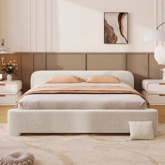 [Restonic]White Bouce Bed for Bedroom - Stable, 3 Sizes