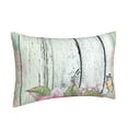 thumbnail image 2 of Balery Vintage Wood with Floral Bedding Queen Pillow Cases - Envelope Closure - Soft Brushed Microfiber Fabric - Shrinkage and Fade Resistant Pillow Cases-20"x30", 2 of 9