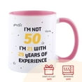thumbnail image 4 of 50th Birthday Gifts for Women and Men Coffee Mug -I'm Not 50 I'm 21 With 29 Years Of Experience Mug- 40 Years Old Birthday Gifts Ideas for Dad Mom Friend Tea Cup, 4 of 9