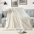 thumbnail image 6 of YATLTE Soft Throw Blanket, Home Black Throw Blanket, Faux Fur Throw Blanket Tie-Dye, Rabbit Fluff Blanket for Couch Bed Sofa,Softest Fluffy Fuzzy Cozy Blanket, 6 of 8