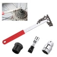 thumbnail image 2 of Conjunto de herramientas de reparación de bicicletas, piñón de rueda de látigo de cadena, herramienta de extracción, extractor de manivela, extractor de soporte inferior, removedor de Casset, 2 of 5