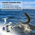 thumbnail image 5 of Uxcell SL4500 Fishing Reel, Ultra Smooth Powerful Fishing Reels, 5.5:1 Gear Ratio, Silver Tone, 5 of 6