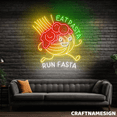 thumbnail image 2 of Craftnamesign Eat Pasta Neon Sign, Pasta Wall Sign, Italian Restaurant Wall Decor, 2 of 5