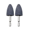 thumbnail image 3 of 2 uds cabezal de muela taladro de molienda hexagonal herramienta eléctrica brocas de pulido broca eléctrica para vidrio de cerámica de carburo , Cónico 71mm shamjiam Cabezal de molienda, 3 of 8