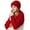 Red, variant on Fgnfyis Winter Knitted Hat and Scarf Set for Men Women Outdoor Thermal Warm Accessories Red M