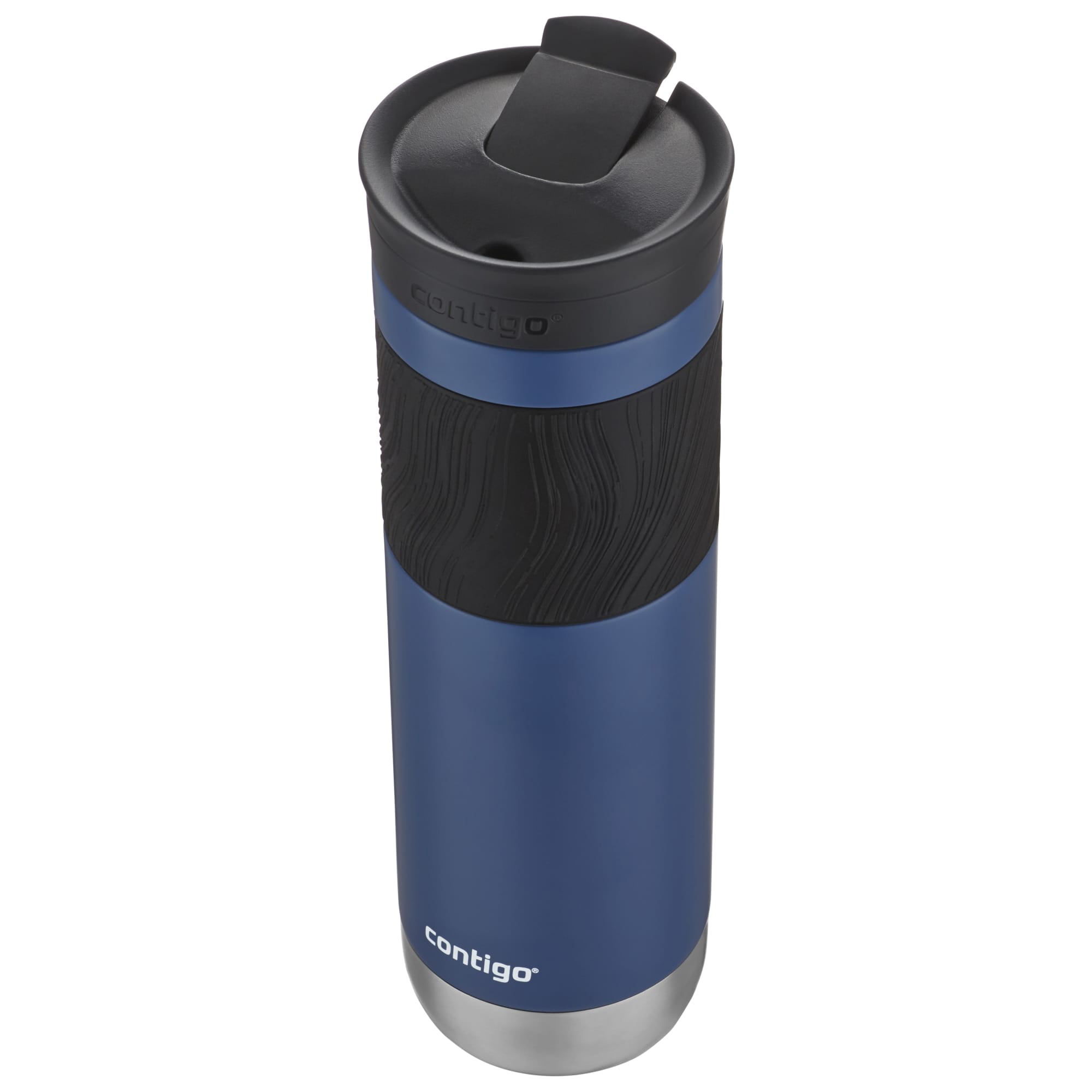 (4 pack) Contigo Byron 2.0 Stainless Steel Travel Mug with SNAPSEAL Lid and grip Blue, 24 fl oz.