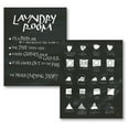 thumbnail image 2 of Gango Home Decor Typography Laundry Room Sayings & Icons Wall Art; Two Black & White 16x20in Fine Art Paper Giclee Prints, 2 of 6