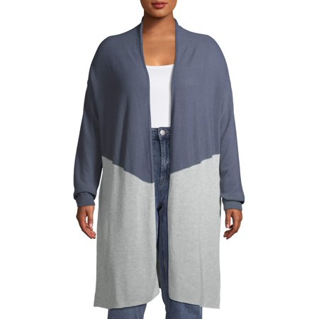 terra sky cardigan colorblock chevron sleeve plus dialog displays option button additional opens zoom