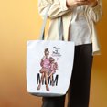 thumbnail image 3 of HEVIRGO Big Capacity Washable Foldable Shoulder Pouch Cute Mom Baby Print Tote Pouch for Work, 3 of 10