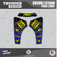 thumbnail image 4 of Kalair GFX Graphics Kit for Suzuki LTZ400 (2003-2008) Thunder Series, 4 of 5