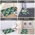 thumbnail image 5 of Vsdgher Hawaiian Style print Flannel Anti-Slip Floor Mat Comfort Mat Floor Carpet for Decor, Non-Slip, Home, Office, Laundry, Durable, 5 of 5
