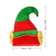 thumbnail image 2 of Sombrero de elfo navideño con orejas, decoración, disfraz de bruja, accesorios para fiesta de cosplay, sombrero de rayas rojas y verdes para niños y adultos., 2 of 8