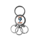 thumbnail image 1 of Tabla de Snow Winter Sport ilustración De acero inoxidable Anillo de metal llavero llavero clip auto regalo, 1 of 3