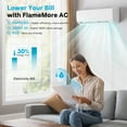 thumbnail image 4 of Flamemore Air Conditioner 18000 BTU Mini Split AC/Heating System, 19 SEER2, 900 Sq.ft Coverage, 208-230V, 4 of 10