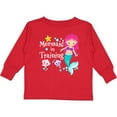 thumbnail image 3 of Inktastic Mermaid in Training Girls Long Sleeve Toddler T-Shirt, 3 of 5