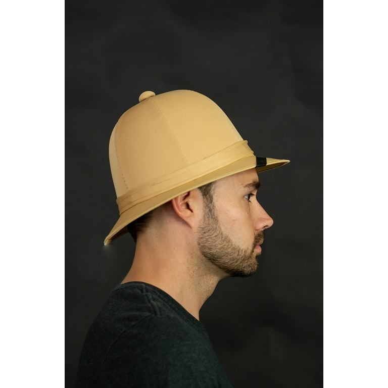Pith Helmet ADULT BRITISH SAFARI JUNGLE EXPLORER HUNTER AFRICAN
