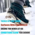 thumbnail image 3 of Shoes Spikes Non Slip Gripper Spike Ice Traction Cleats, Non-Slip Over Shoe Rubber Spikes for Snow Grippers, Anti Slip Crampons and Slip-on Stretch Footwear, 3 of 8