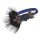 thumbnail image 5 of Diadema de los años 20 con plumas, ideal para novias, bodas y eventos nupciales. Azul marino, 5 of 9
