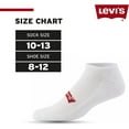 thumbnail image 6 of Levi's Mens Socks, Low Cut Socks for Men, Athletic Socks Low Cut, Size 8-12, 6 of 7