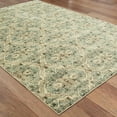 thumbnail image 2 of 5â€™x8â€™ Ivory and Blue Geometric Area Rug, 2 of 3