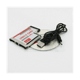 thumbnail image 3 of Express Card 54mm to USB 3.0 X 2 Port Expresscard PCI-E to USB Adapter Converter for Laptop Notebook, 3 of 7