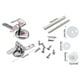 thumbnail image 4 of 4x Bisagras para Asiento de Inodoro, Tapa para Inodoro, Fijaciones para Asiento con Pernos, Accesorios de Tornillo, Bisagras de Repuesto 4 piezas, 4 of 4