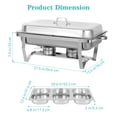 thumbnail image 3 of 3-Section Buffet Server, 3 of 6