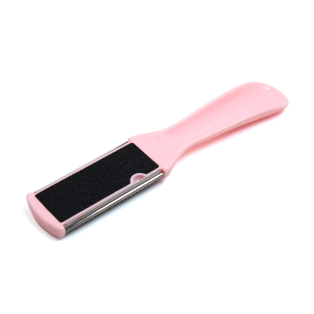 Unique Bargains Pink Double Head Hard Skin Foot Care Pedicure Exfoliates Remover Scrubber File