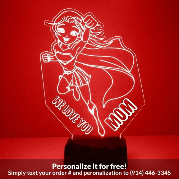 Mirror Magic Store Mother's Day Color Changing Personalized LED Light with Remote Control