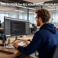 thumbnail image 4 of ZZA 32" Curved Gaming Monitor, 4k UHD(3840 * 2160P) VA Screen, 1500R, 144Hz/160Hz Computer Moniter, Supports AMD Freesync, 120% sRGB, Wall Mountable Installs(HDMI 2.1/DP 1.4)-Black, 4 of 8
